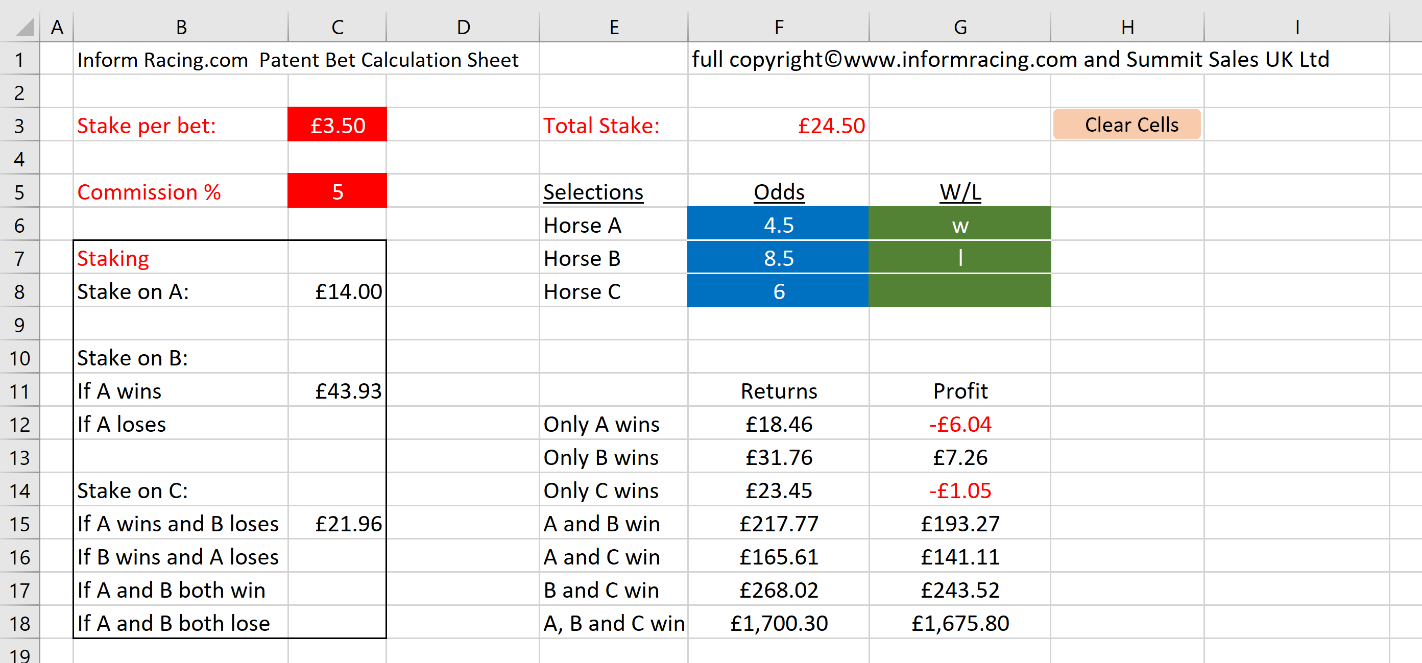 horse betting calculator win place show payouts