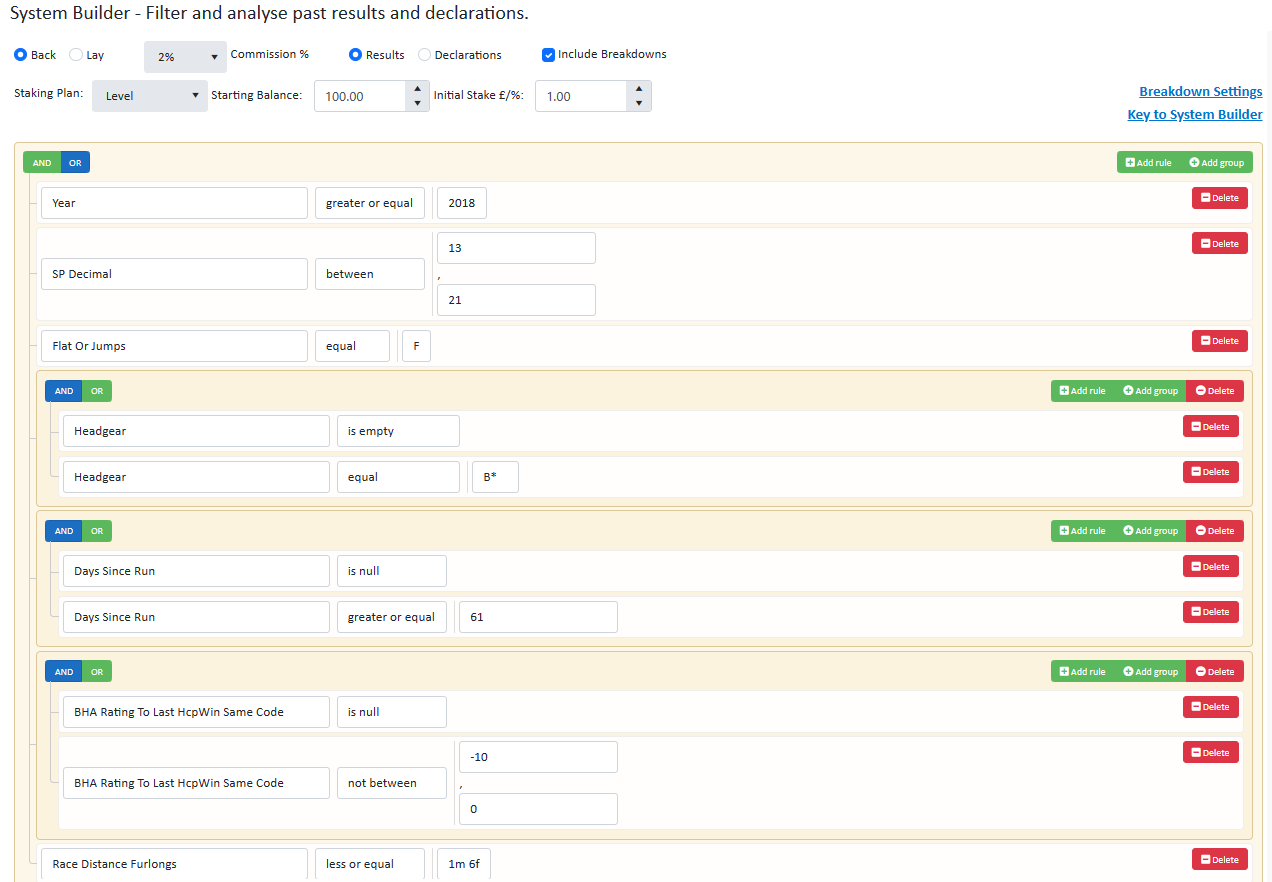 SP 12 to 20 rules Inform Racing