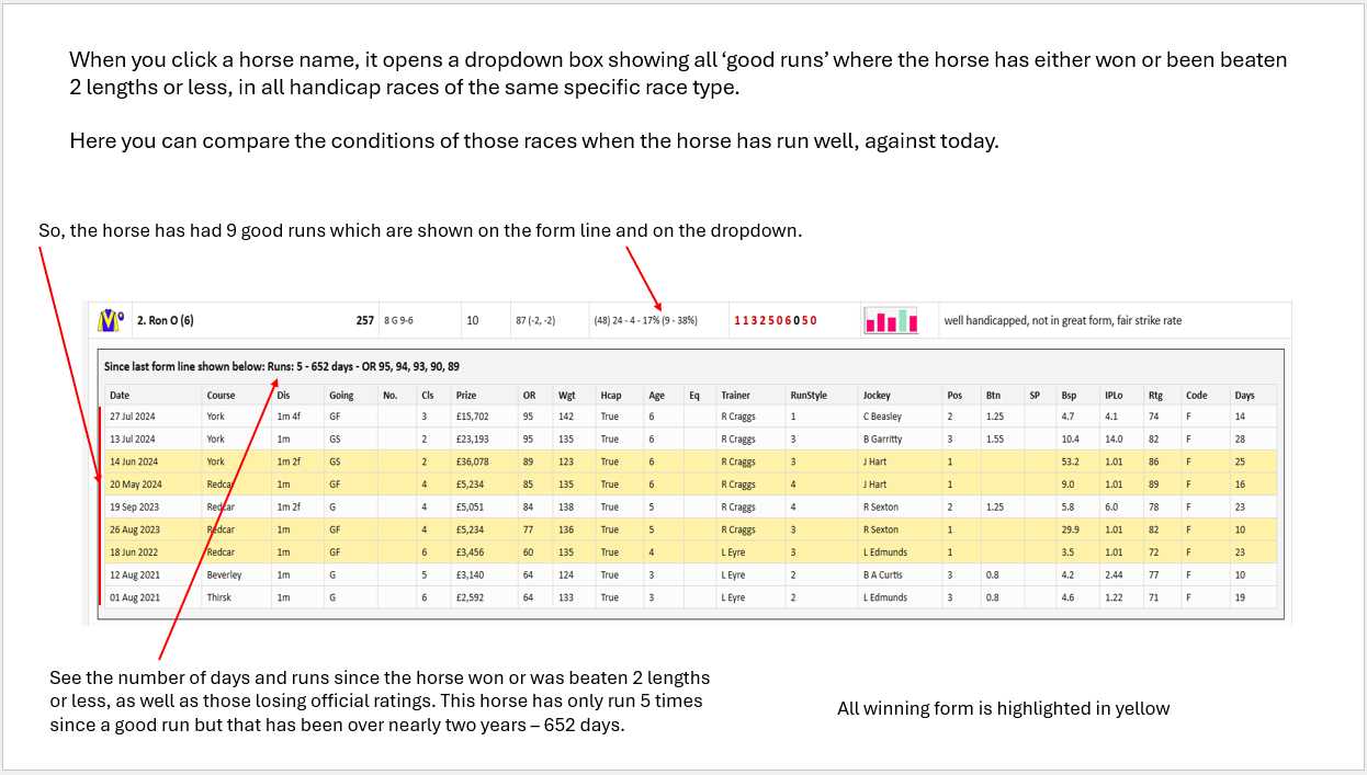 Handicap Ratings Explanation Inform Racing